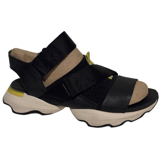 Women’s Sorel NL4074 Kinetic Impact Sandals in Black Sz 9 - Picture 1 of 7